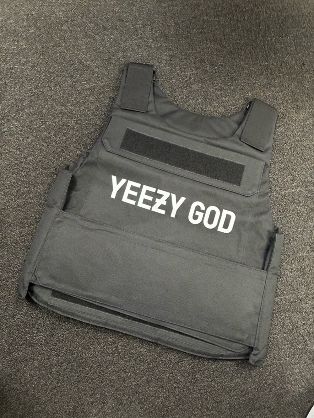 Kanye West YEEZY GOD Vest “Black” O/S NO Inserts | Authentic NEW EXTREMELY RARE